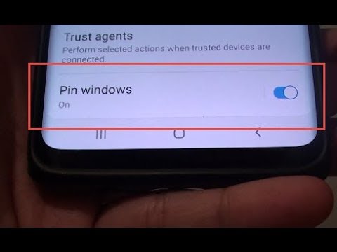 Samsung Galaxy S9: How to Enable / Disable PIN Windows of an App - YouTube