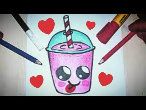 Arquivo de Desenho de milk shake kawaii - Páginal Inicial