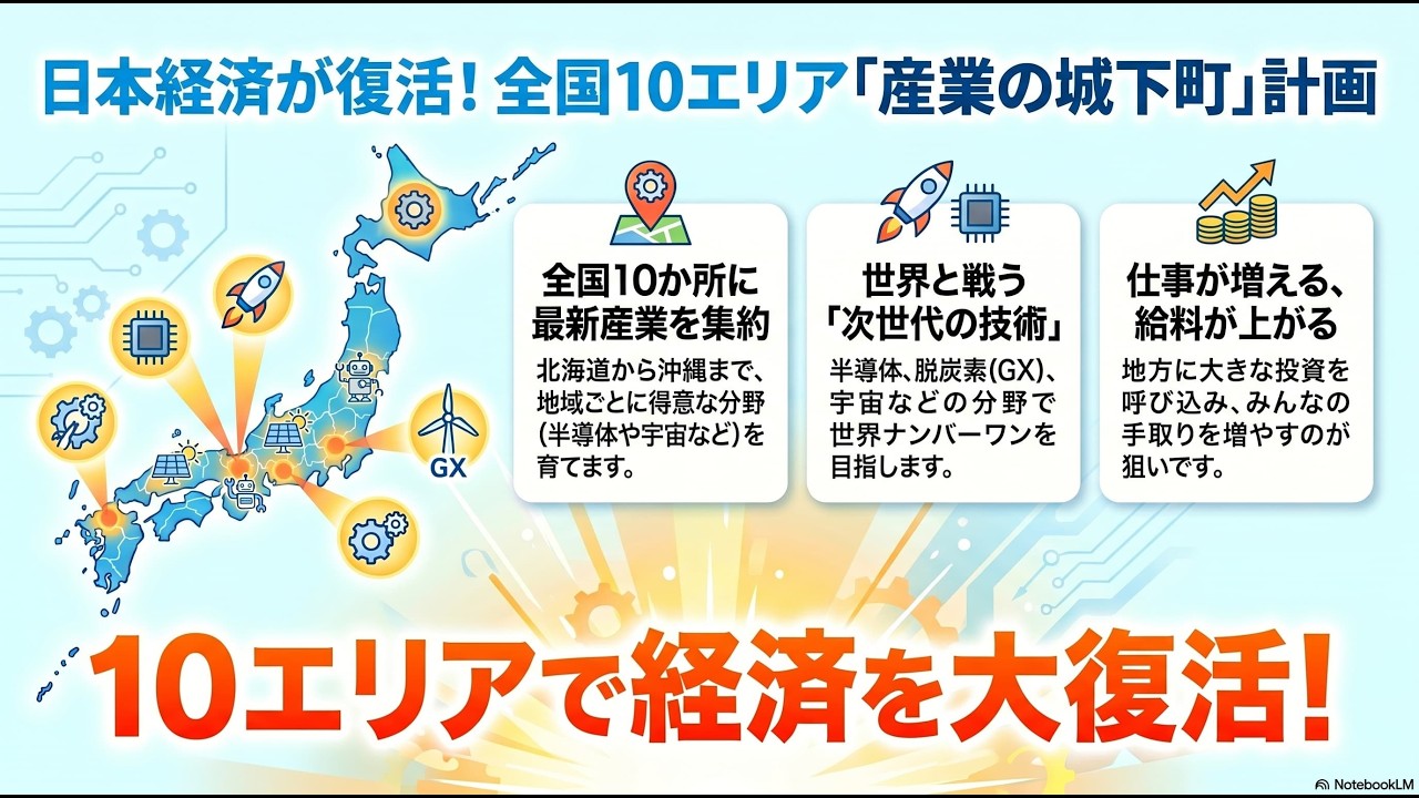 日本政府の地域未来戦略。全国10ブロックで半導体・GXを集積 | 戦略家