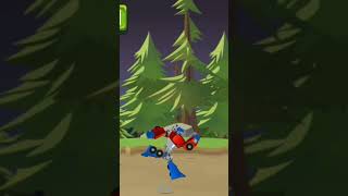 Transformers rescue bots Hero adventure Optimus Prime running screenshot 1