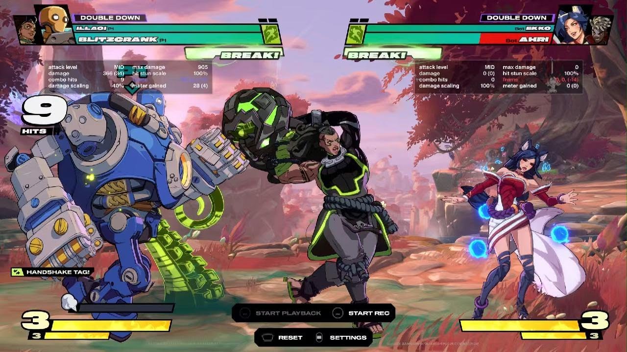 2XKO Illaoi Blitzcrank 2 bars 749 damage