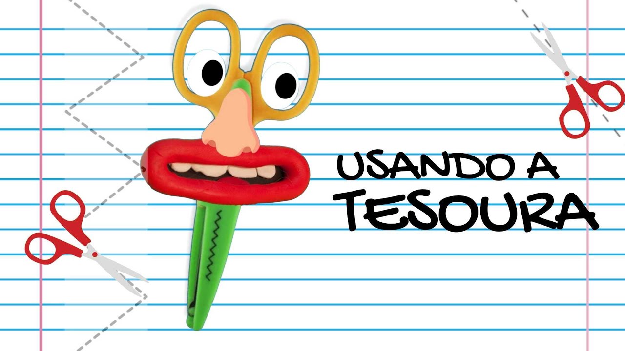 Aprenda a Usar a Tesoura Brincando! - Música Infantil #EducaçãoInfantil ...