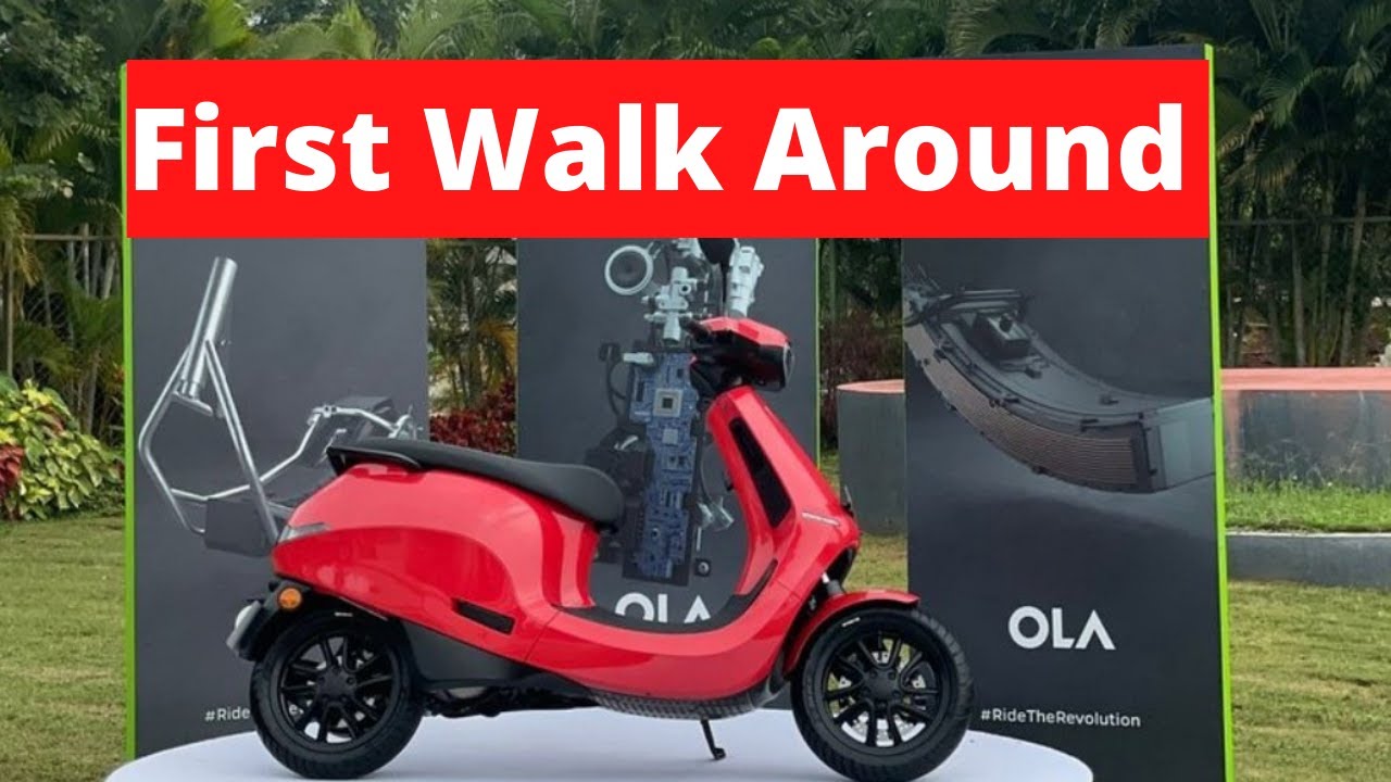 Ola Electric Scooter First Walk Around Video 