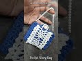Crochet PocketDiary #crochet #ganchillo #pocket #diary #bag #cute #mini #lace #gift #handmade #blue