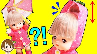 メルちゃん いちごのレインコートセットを開封♪お店でお買い物 キャラメル