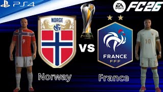 FC 26 - Noruega vs Francia | FIFA World Cup 2026 | PS4 Gameplay 