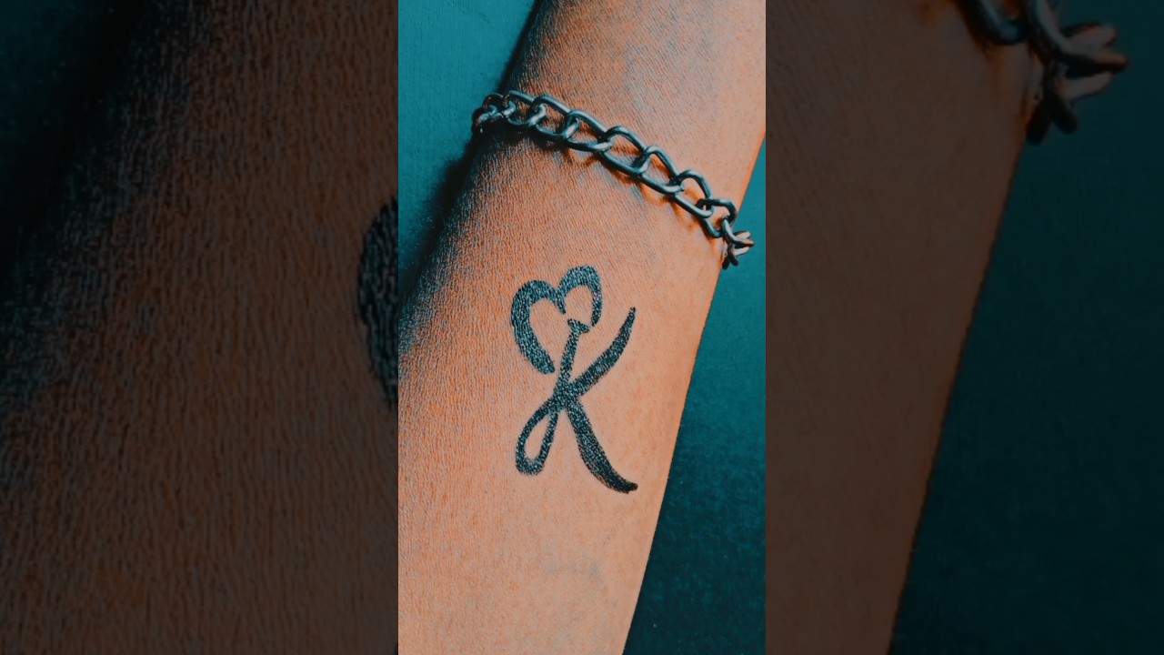 k tattoo design ❤️💝