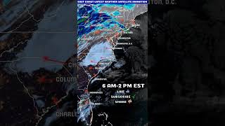 EAST COAST 2pm EST Sun Feb 02 Latest Weather Satellite Animation Radar - Daily Storm Tracking