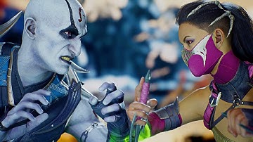 Mileena makes a great comeback to Quan Chi (All Intro Dialogues QuanChi Vs Mileena) - MK 1