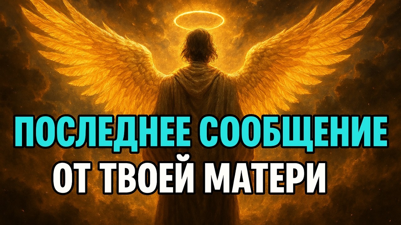 Это последнее послание твоей матери, которое может изменить твою жизнь» ✅