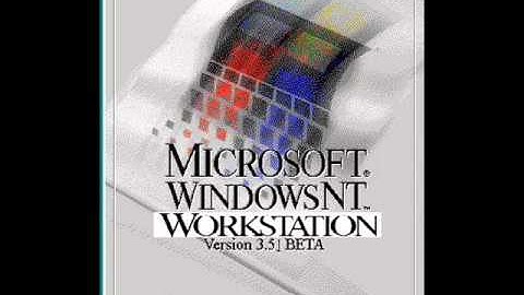 Microsoft Windows NT Workstation 3.51 BETA Startup and Shutdown (1993-1995)