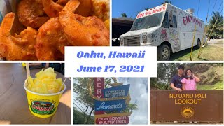 Oahu Hawaii, Nu‘uanu Pali Lookout, Leonard's Bakery, Giovanni's Shrimp Food Truck, Dole Plantation