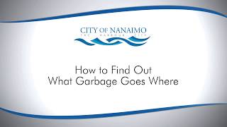 How to Find Out What Garbage Goes Where