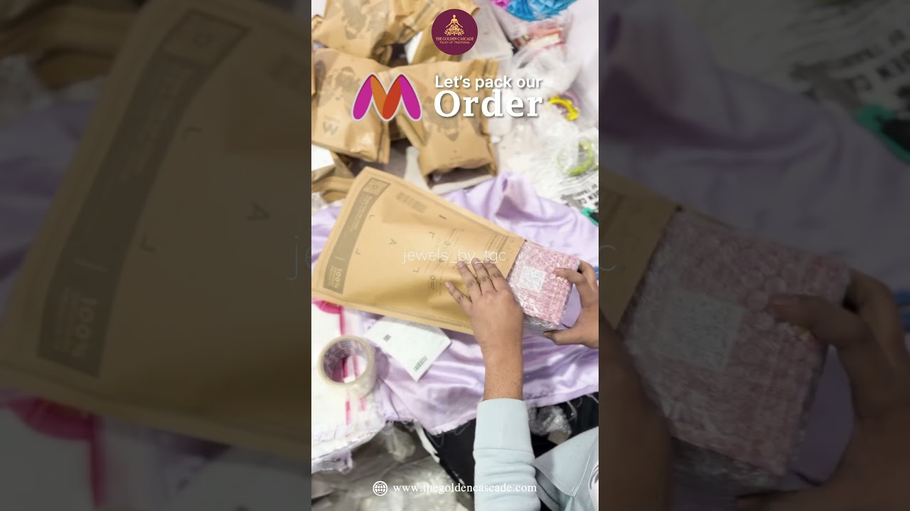 Myntra Order Packing 📦✨ | Satisfying Packing Process | Daily Order Dispatch #bangles #indianwedding