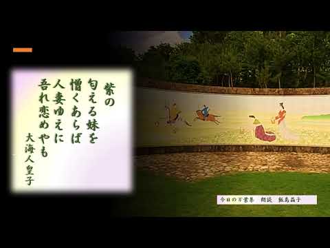 【今日の万葉集】　5月5日　額田王の昨日のうたへの返歌です。「紫の匂える妹を憎くあらば　人妻ゆえに　吾れ恋めやも」大海人皇子　律令制度を築く後の天武天皇ですが、兄である天智天皇との関係は複雑でした。