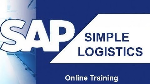 SAP S/4 Hana Simple Logistics Training Video | Simple Logistics 1610 1511 Online Course tutorial