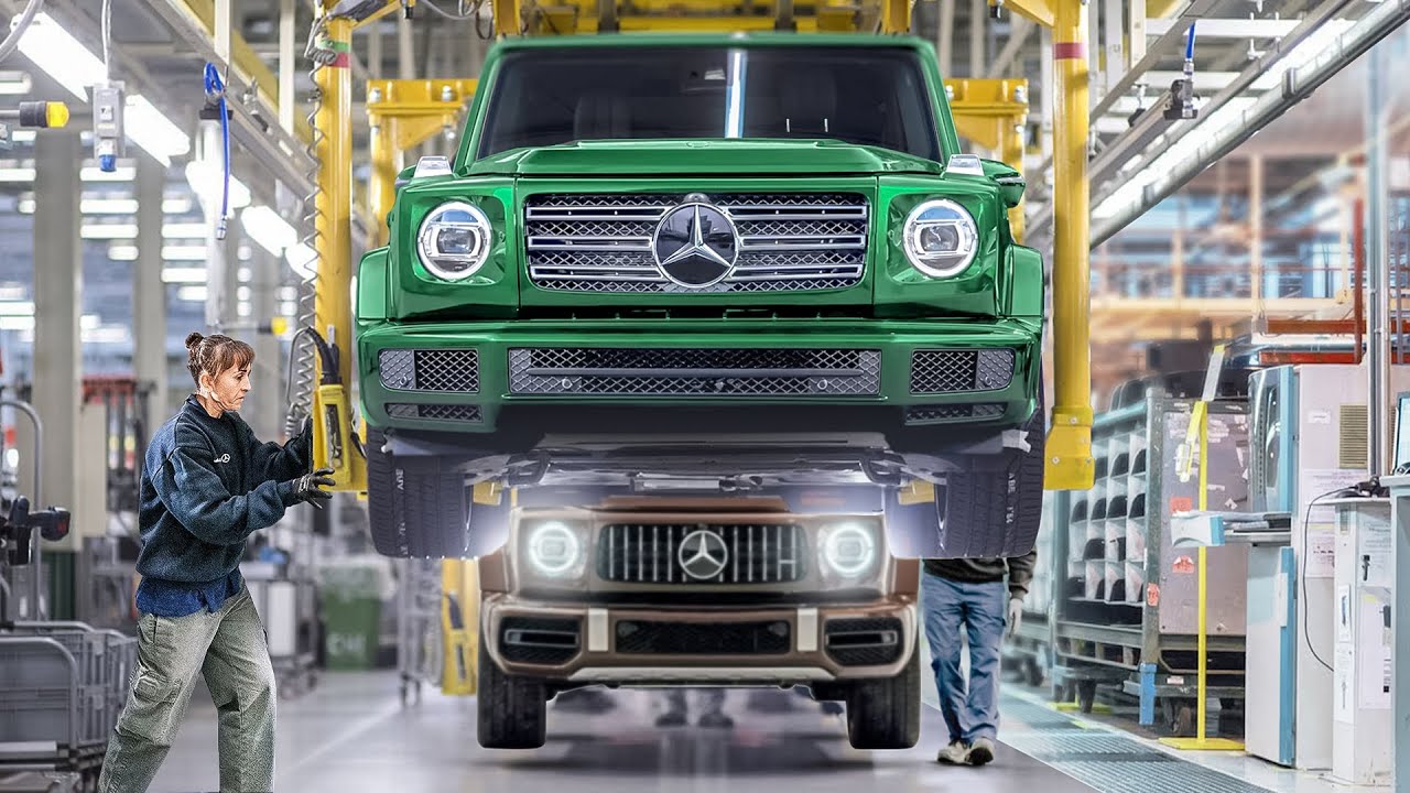 Inside the Production of the Massive Mercedes G-wagon