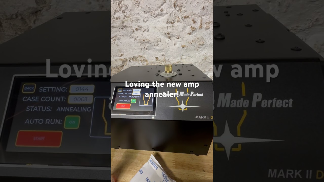 Annealing some alpha 6gt brass with the new amp mark 2 DB