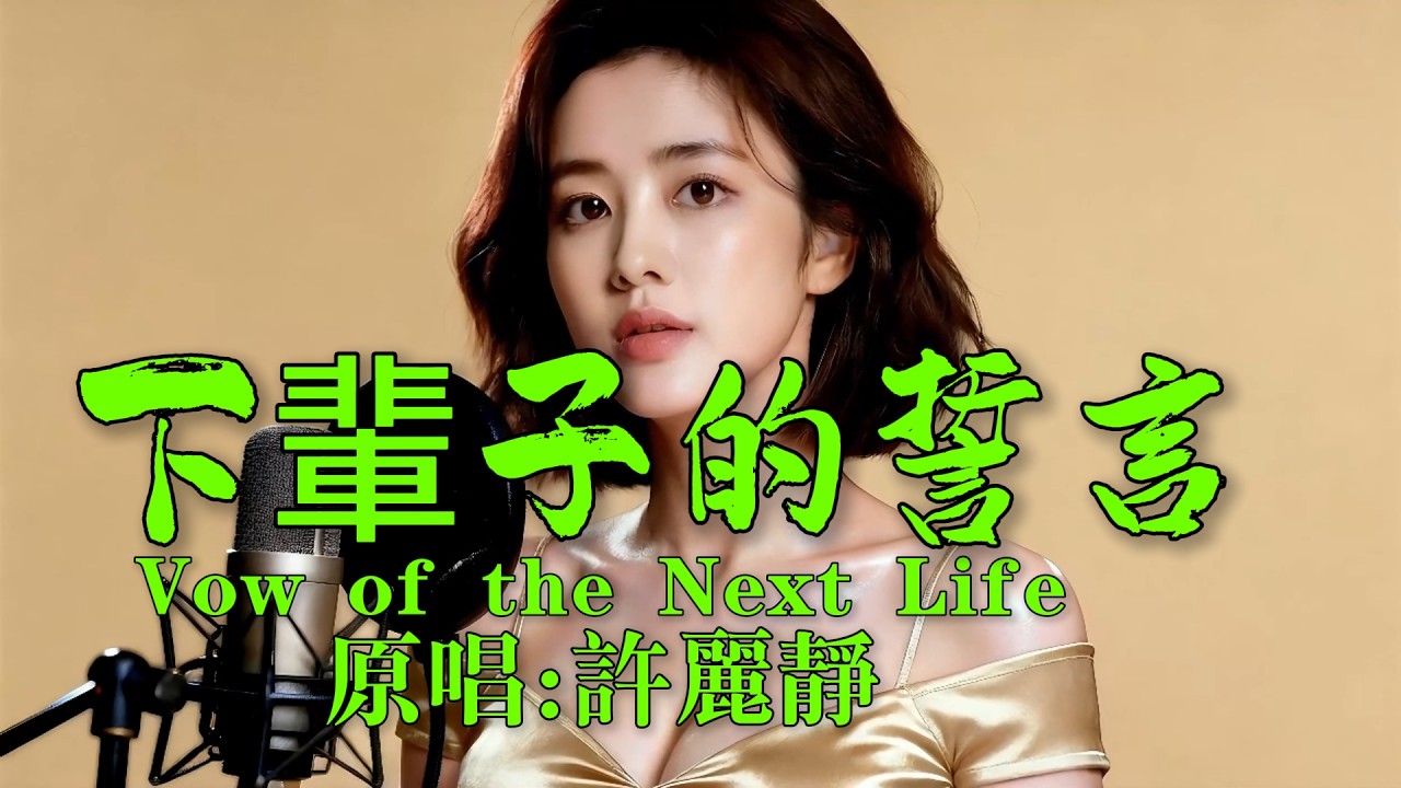 好聽音樂 翻唱|《下輩子的誓言》|原唱：許麗靜|跨越三生三世仍不悔的深情誓言情歌| Very Beautiful | 