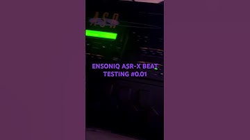 Ensoniq ASR-X Beat Making Audio Testing #0.01 #ensoniq #beatmaking #producer