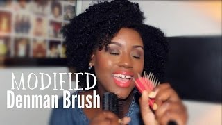 How To Modify A Denman Brush Natural Hair Tools