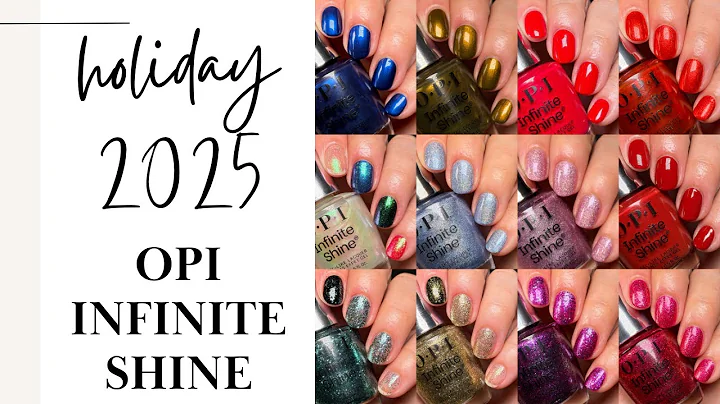 OPI Infinite Shine  "Good Enough To Treat" Collection Swatch & Review | Holidays 2025
