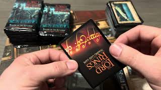 Opening Every Movie Block Booster Box #3 Realms of the Elf Lords LOTR TCG