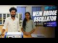 Wein Bridge Oscillator Practical explanation | Trincomalee campus | Eastern University | ApSNET...