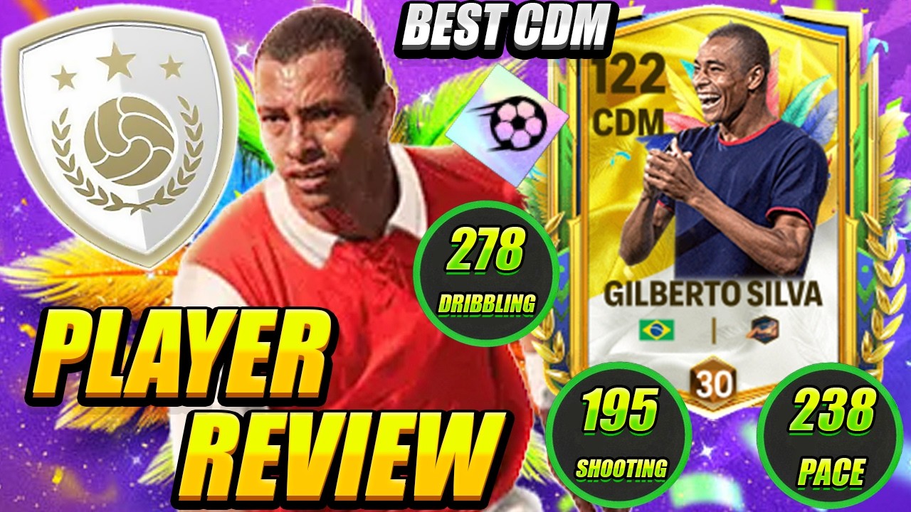 HE IS A MIDFIELD WALL! 🧱🔥 117 Ginga Hero Gilberto Silva Player Review! BEST CDM META! – FC Mobile 26