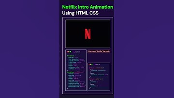 Netflix Animation Intro using HTML CSS #netflix #animation #glowing #html #css12.3K#html5 #css3 #csc