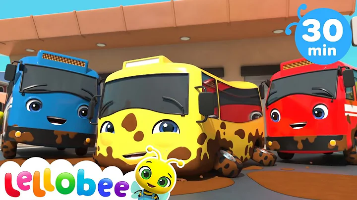 Carwash Song | Boo Boo Kids Nursery Rhymes & Kids Songs | Lellobee