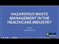 Hazardous Waste Management - YouTube