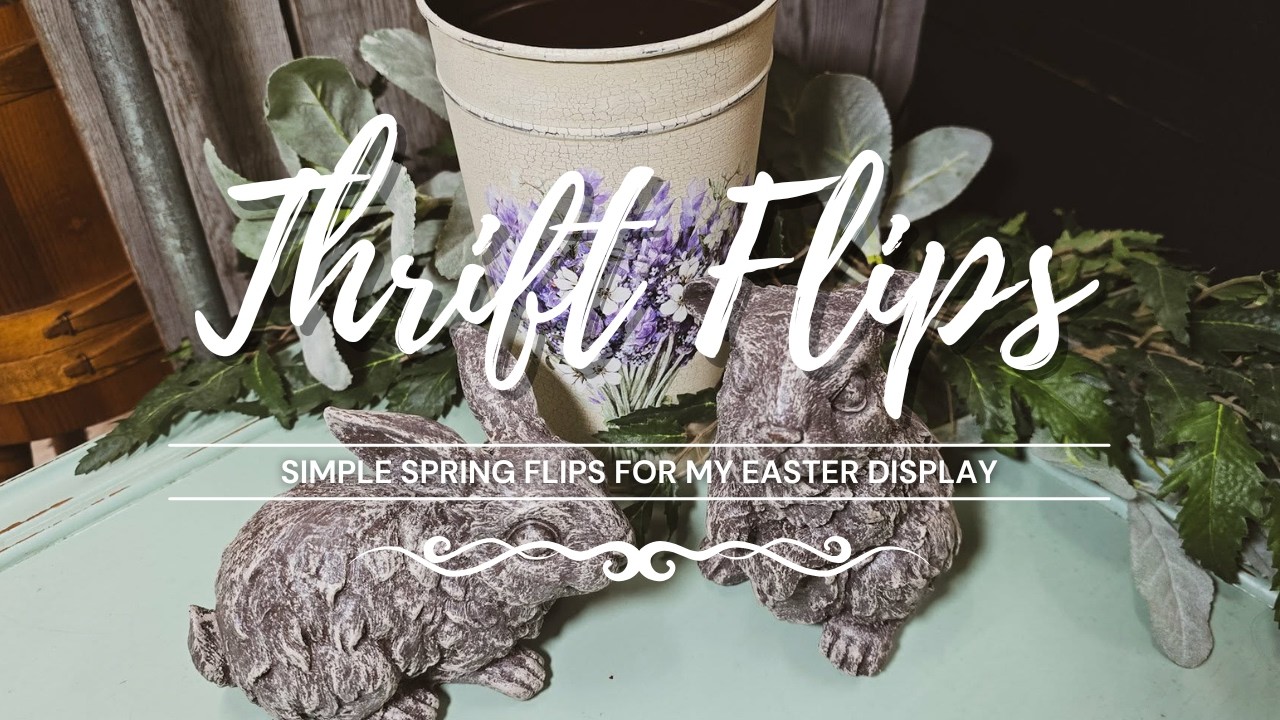 Простые весенние и пасхальные идеи для переделки вещей из секонд-хенда • Пасхальный декор • Перер...