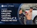 Líder da facção gaúcha “Antibala” é preso escondido no Rio de Janeiro | #SBTBrasil