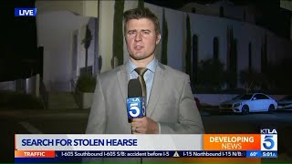 Hearse stolen from California church with body inside