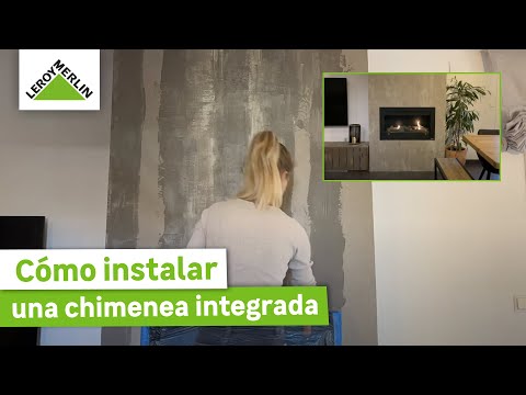 Video: Chimenea empotrada en la pared. Las chimeneas son eléctricas. Chimeneas de leña empotradas