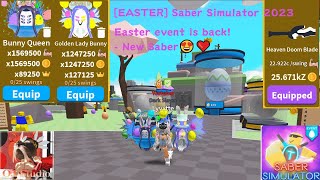 Easter event , New update Saber Simulator 2023 //Roblox game//