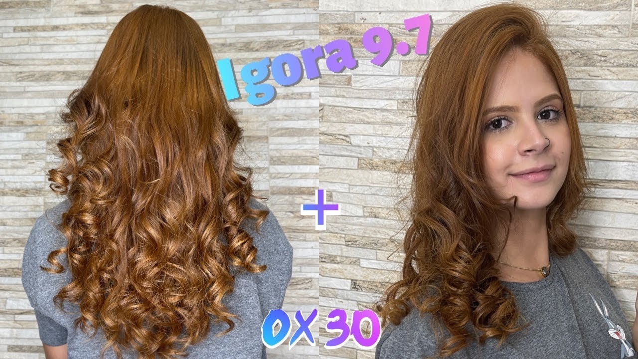 Ruiva inspiração - Então meninas qual vocês preferem? 🔸 Desbotado: Igora  9.7 ox 30 🔸 Tonalizado: Love 4 Real da @joycoloroficial mais a tinta Igora  9.7 ox 30 . . . . .