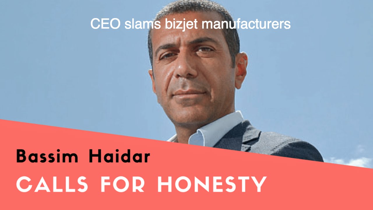 Bassim Haidar calls for manufacturers to provide better maintenance services at EBACE 2016