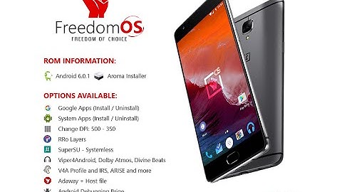 FreedomOS for OnePlus 3 - Most Popular Custom ROM