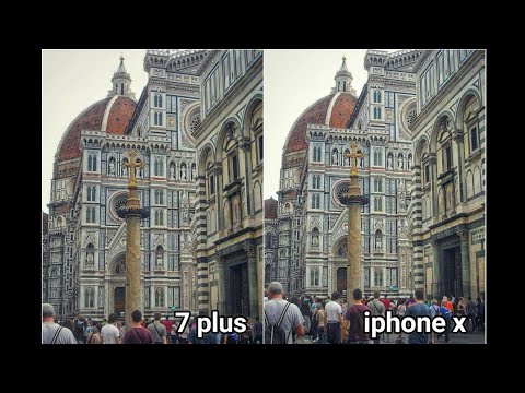 apple iphone 7 plus vs iphone x camera