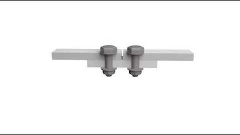 Steel Butt Joint with Single Shear Plane