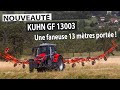 Nouvelle faneuse 13 mtres porte kuhn gf 13003