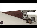 90 Year Old Destroyed Handsaw Repair and Restoration