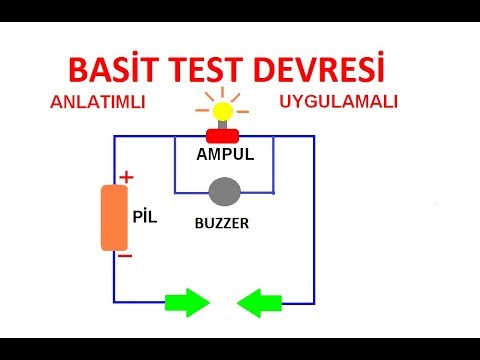 Basit Test Cihazi/Aleti-Test Devresi Nasıl Yapılır Simple Electronic Circuit Test Device