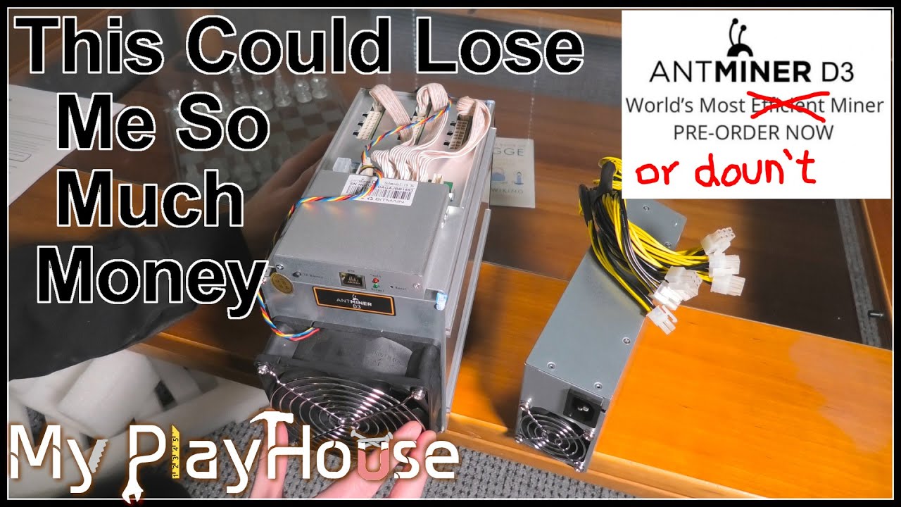 Useless Antminer D3 Cryptocurrency Miner, just 4 Years old - 1120