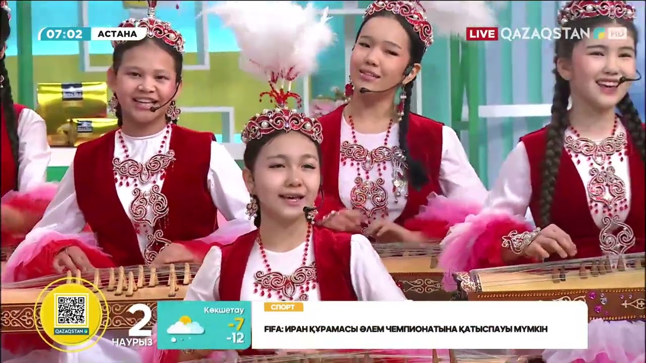 «Қыдырәлі-Қарақат» мектеп-студиясы – «Қыз сыны». Сөзі: Қ.Қазыбеков Әні: М.Омаров