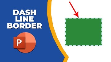 How to make a dash line border in PowerPoint