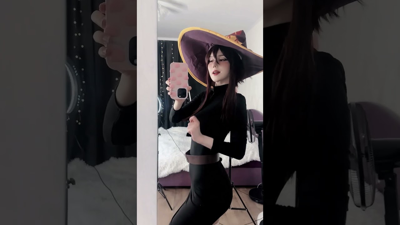 Hat Megumin #cosplay #anime #cosplayer #konosuba #megumin