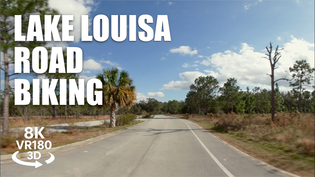 Lake Louisa State Park Road Bikers Paradise VR180 8K 3D | Scenic Florida Cycling | VR视频 8K 3D動画 VR旅行